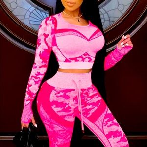 Women Two Piece Active Wear